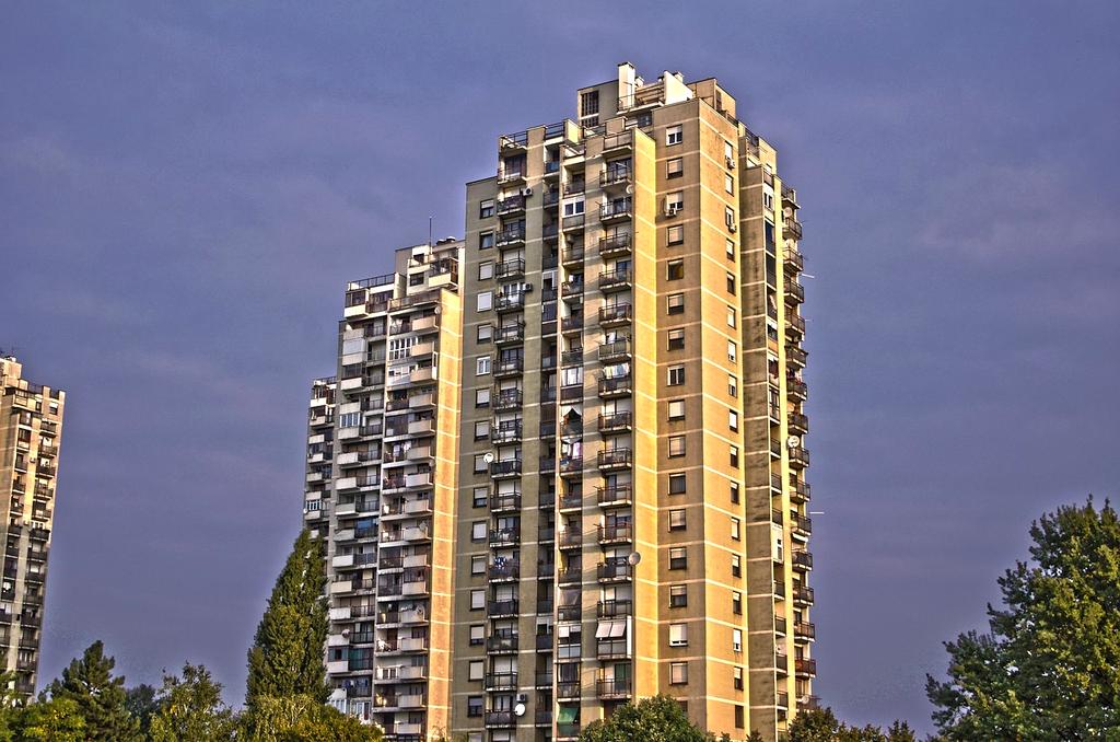 Housing development with income segmentation overlay concept